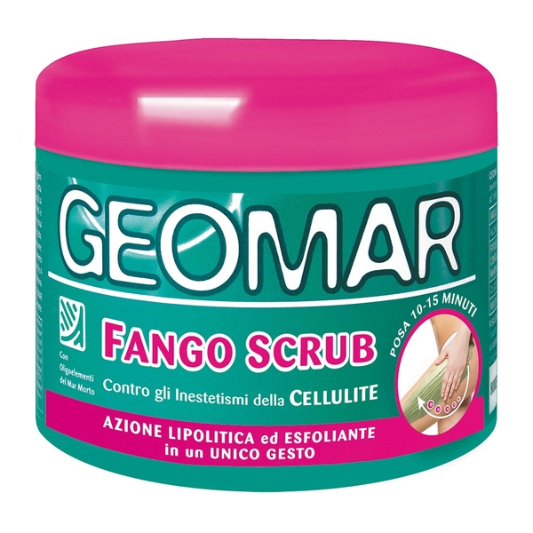Скраб для тіла Geomar Body Грязьовий з ліполітичною дією 600 мл (24573) - Pampik