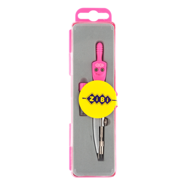 Циркуль ZiBi Kids Line Basis, розовый (ZB.5302BS-04) - Pampik