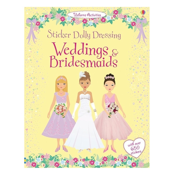 Sticker Dolly Dressing Weddings & Bridesmaids - Fiona Watt, Lucy Bowman, англ. мова (9781409536918) - Pampik