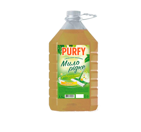 Мило рідке Purfy Antibacterial Універсальне, 4.5 кг - Pampik