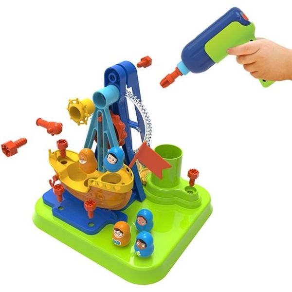 Конструктор Edu-Toys Пиратский корабль с инструментами (JS026) - Pampik - 3