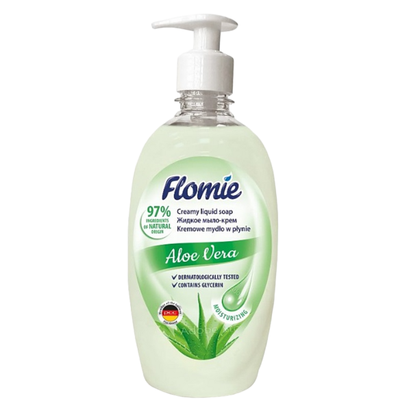 Крем-мило рідке Flomie Aloe Vera, 500 мл - Pampik