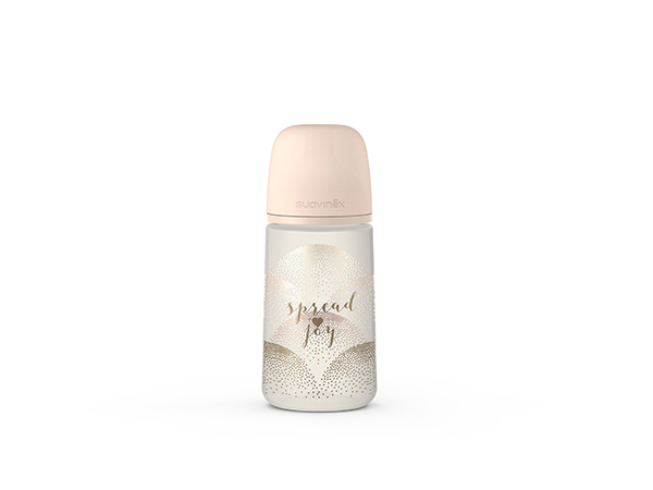 Пляшечка для годування Suavinex Чарівні історії, 270 мл, золотий (307073) - Pampik