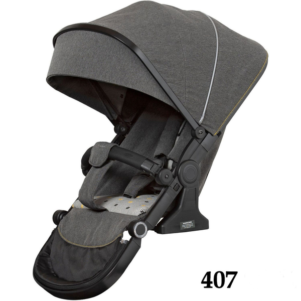 Универсальная коляска Hartan 2 в 1 VIP GTS Flower Stripes, антрацит (2326141407-1) - Pampik - 3