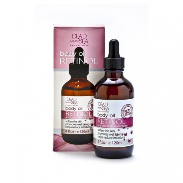 Олія для тіла Dead Sea Collection з мінералами Мертвого моря та ретинолом 120 мл - Pampik