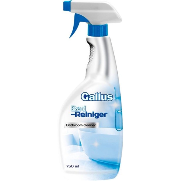 Средство для чистки ванных комнат Gallus Spray Bad-Reiniger, 750 мл - Pampik