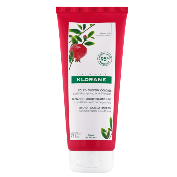Бальзам-ополіскувач Klorane Гранат для фарбованого волосся, 200 мл - Pampik