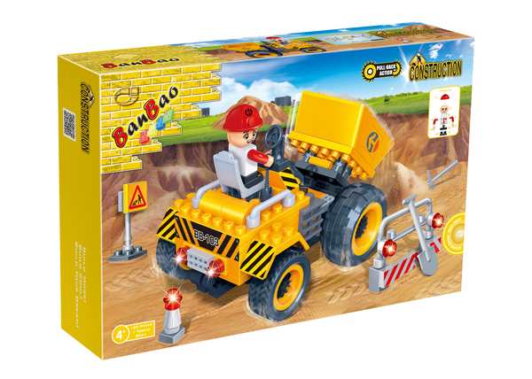 Конструктор BanBao Будівельна техніка Навантажувач, 103 елементів (8541) - Pampik