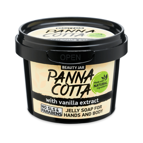 Мильне желе для рук і тіла Beauty Jar Panna Cotta, 130 мл - Pampik