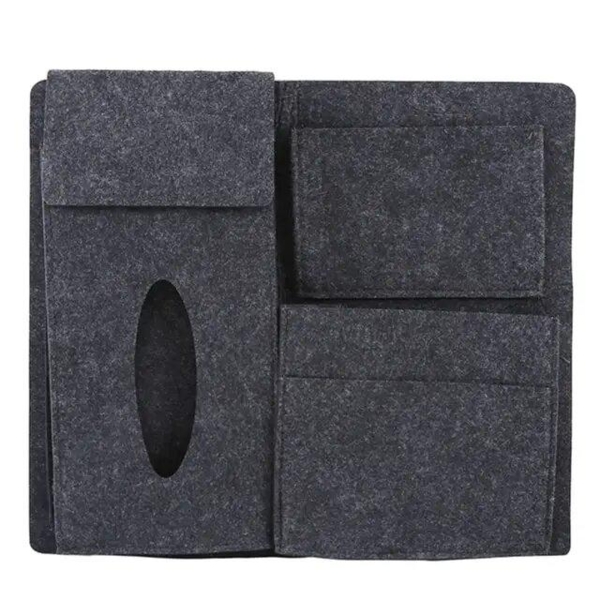 Органайзер на спинку сидіння авто Supretto, 4 кишені, сірий (7192-0001) - Pampik