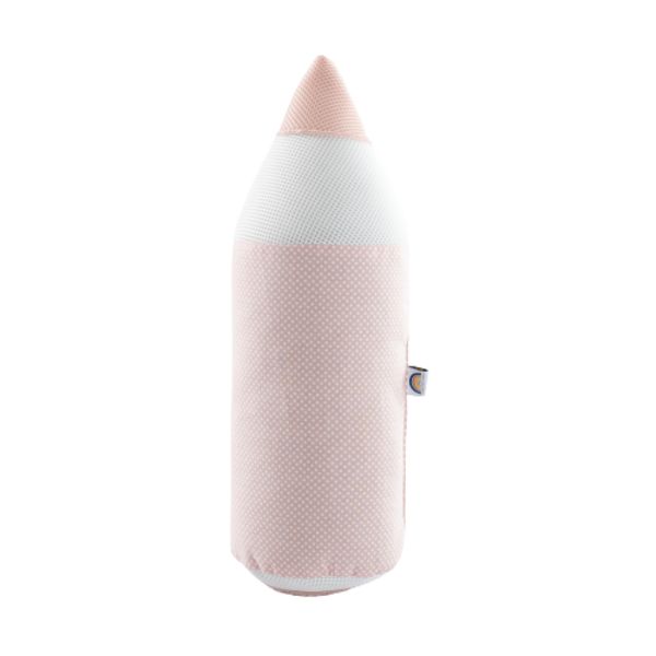 Подушка-валик Papaella Олівець, 45х14 см, пудровий (8-34458 горошок пудра) - Pampik