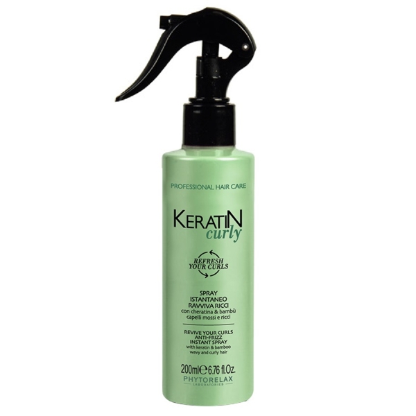 Спрей Phytorelax Keratin Curly Anti-Frizz для кучерявого волосся, 200 мл (6028106) - Pampik