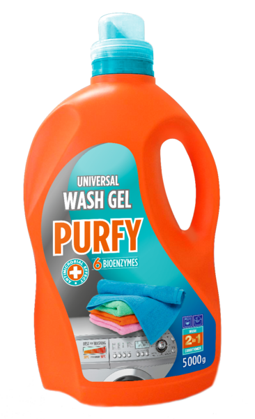 Рідкий засiб для прання Purfy Universal, 5 кг - Pampik