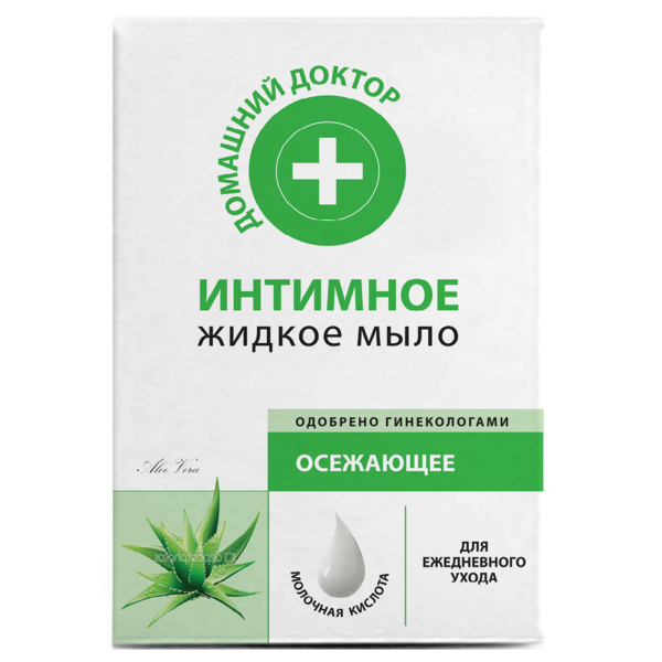 Интимное жидкое мыло Домашний Доктор Алоэ 200 мл - Pampik