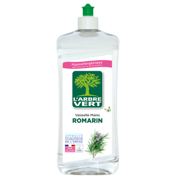 Жидкость для мытья посуды L'Arbre Vert Розмарин, 750 мл - Pampik