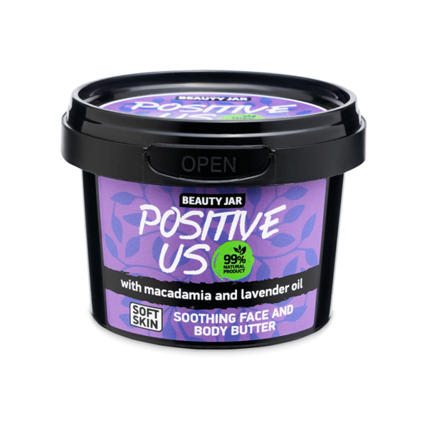 Вершки для тіла Beauty Jar Positive Us, заспокійливі, 90 г - Pampik