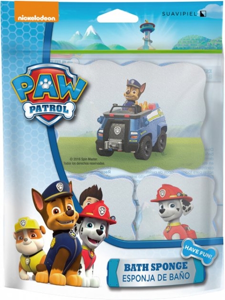 Губка банна Suavipiel Щенячий патруль, 3 шт. - Pampik - 2