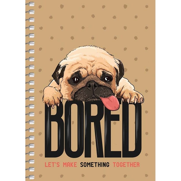 Блокнот для записів Student, А6, без лініювання, спіраль, 60 л., Вored (A6-SC-060-6027) - Pampik