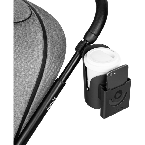 Тримач для чашки та телефону Lionelo Ove Black Carbon (LO-OVE) - Pampik - 5