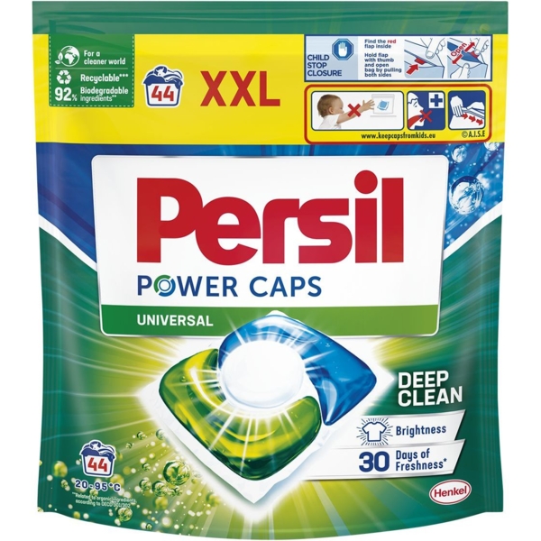 Капсулы для стирки Persil Power Caps Universal, 44 шт. - Pampik