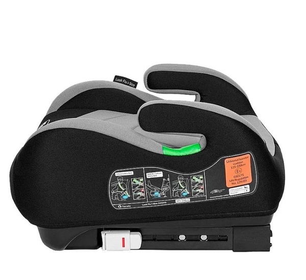 Бустер Lionelo Luuk Fix I-Size Grey Stone, 15-36 кг, серый - Pampik - 6