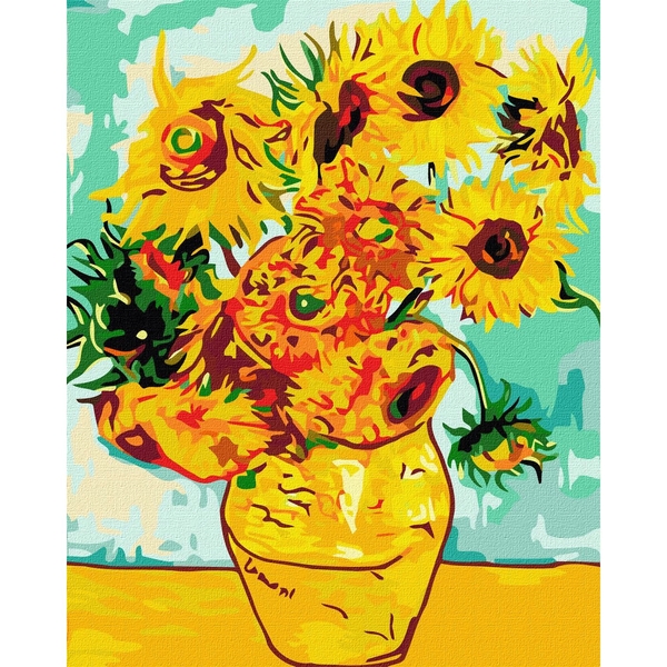 Набор для росписи по номерам Ідейка Подсолнухи Ван Гог, 40x50 см (KHO098) - Pampik