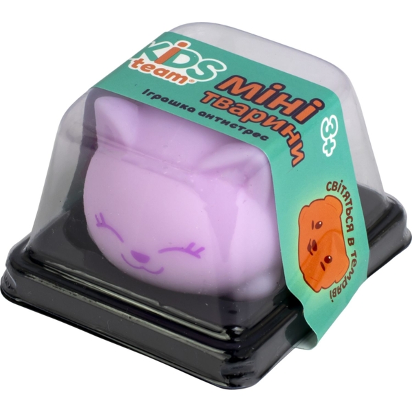 Іграшка-антистрес Kids Team Міні тварини Котеня, що світиться в темряві в асортименті (CKS-10650_2) - Pampik - 2