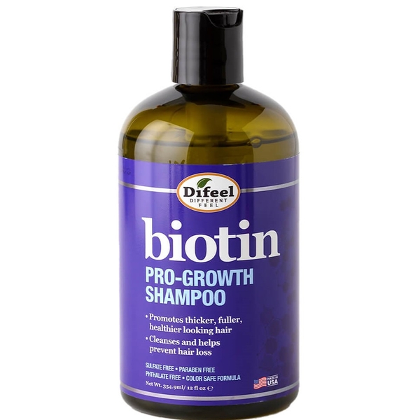 Шампунь для волосся Difeel Biotin Pro-Growth Shampoo, 355 мл - Pampik