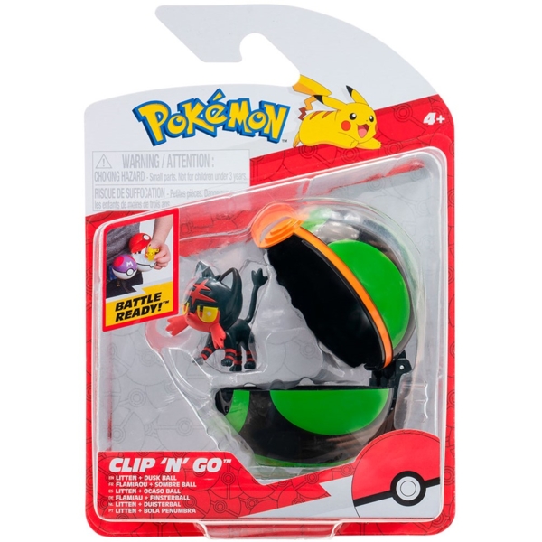Ігровий набір Pokemon W16 Літтен у покеболі (PKW3147) - Pampik