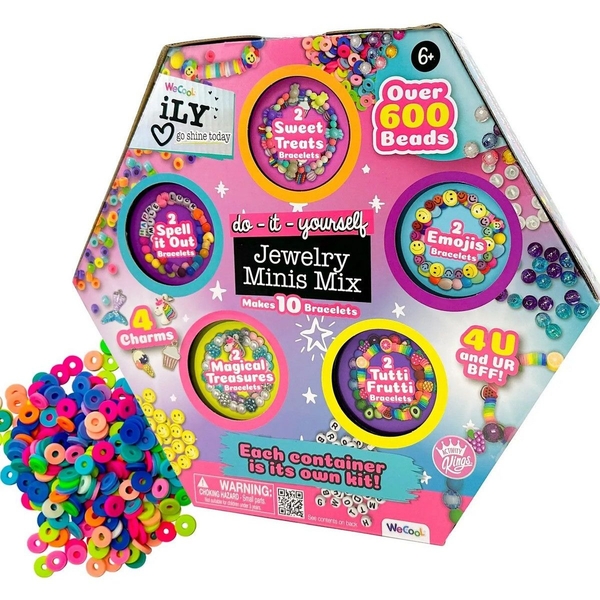 Набор для создания браслетов WeCool iLY Яркий микс (112819) - Pampik