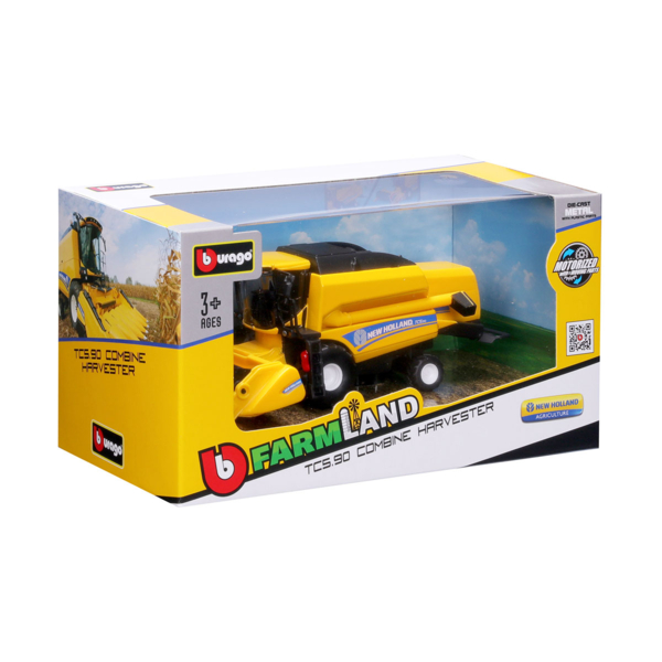 Автомодель Bburago New Holland TC5.90 Зерноуборочный комбайн (18-31721) - Pampik - 8