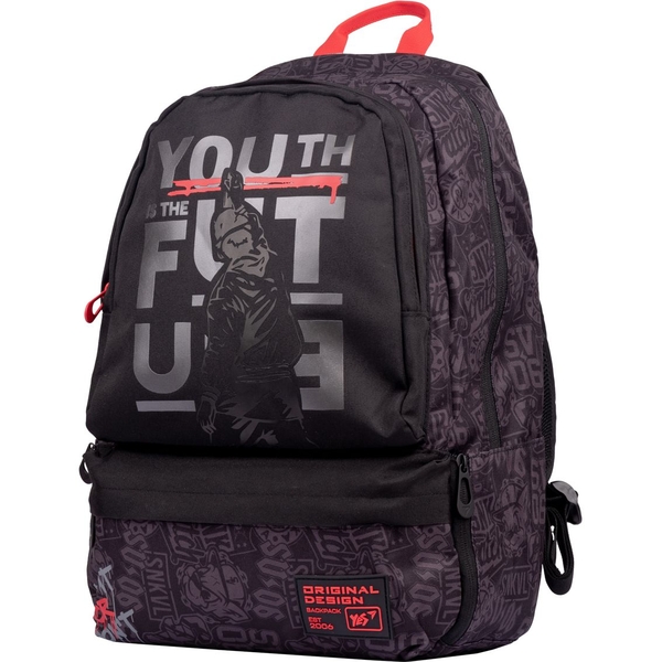 Рюкзак Yes T-111 Mark, черный (558953) - Pampik