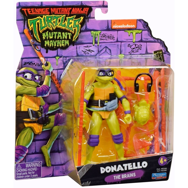 Ігрова фігурка TMNT Черепашки-ніндзя Movie III Донателло, 11,5 см (83282) - Pampik - 6