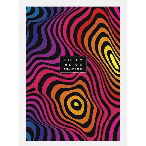 Блокнот для записів Student Абстракція , А6, в клітинку, склеювання, 50 аркушів (A6-GB-050-824K) - Pampik