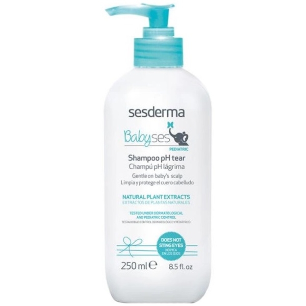 Шампунь дитячий Sesderma Babyses Shampoo pH tear, 250 мл - Pampik