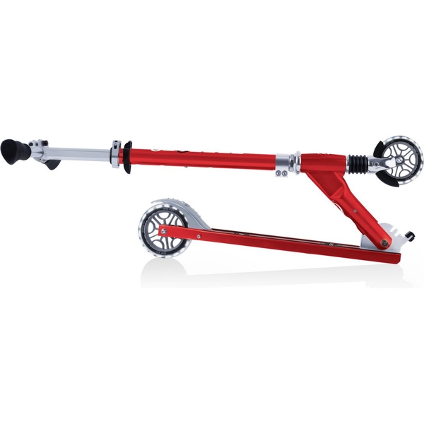 Самокат Globber Flow element comfort lights, колеса з підсвічуванням, червоний (727-102) - Pampik - 8