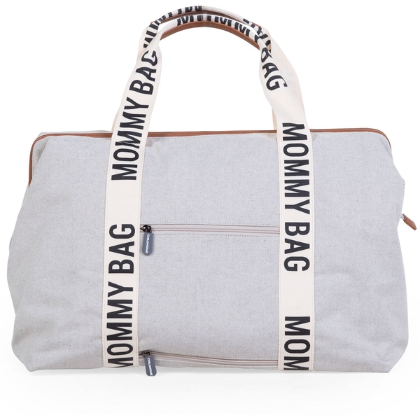 Сумка Childhome Mommy bag Signature - Canvas White, белый (CWMBBSCOW) - Pampik - 7