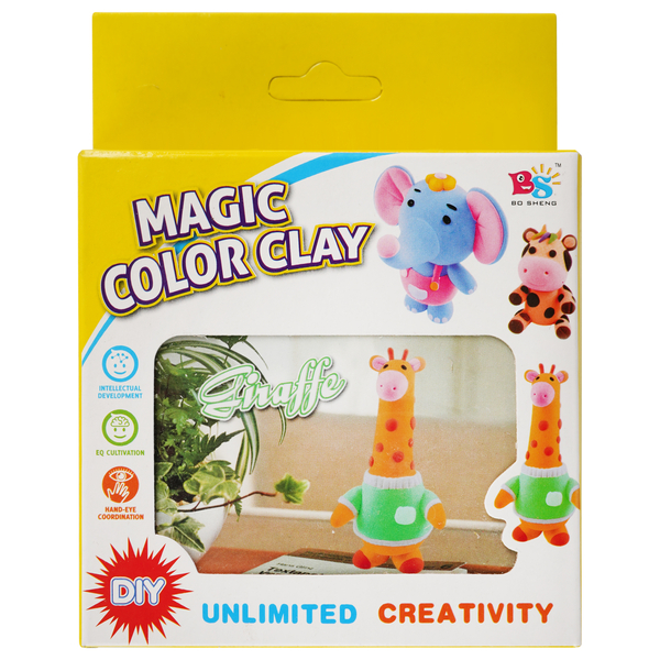 Набор для творчества Магическая глина Offtop, жираф (860206) - Pampik