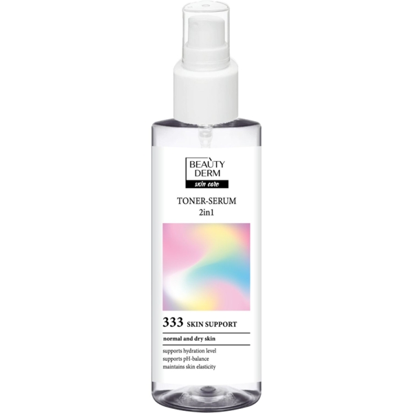 Тонер-сироватка 2 в 1 для обличчя Beauty Derm Ready? Glow! 100 мл - Pampik