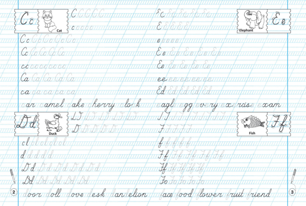 Прописи-тренажер Англійська мова. Рукописний шрифт (F00026181) - Pampik - 2