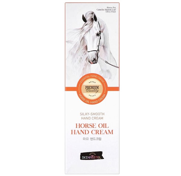 Крем для рук Skinpastel Premium Horse Oil Hand Cream, відновлювальний, 100 мл - Pampik - 3