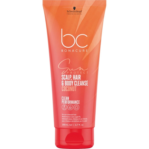 Шампунь-гель для тела Schwarzkopf Professional Bonacure Sun Protect, 200 мл - Pampik