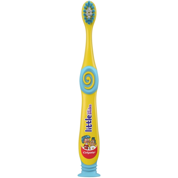 Дитяча зубна щітка Colgate Little Kids Smiles жовта - Pampik - 4