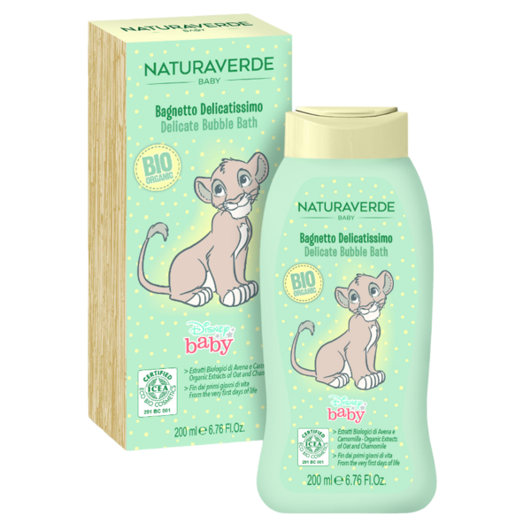 Дитяча піна для ванни Naturaverde з екстрактом вівса та ромашки, 200 мл - Pampik