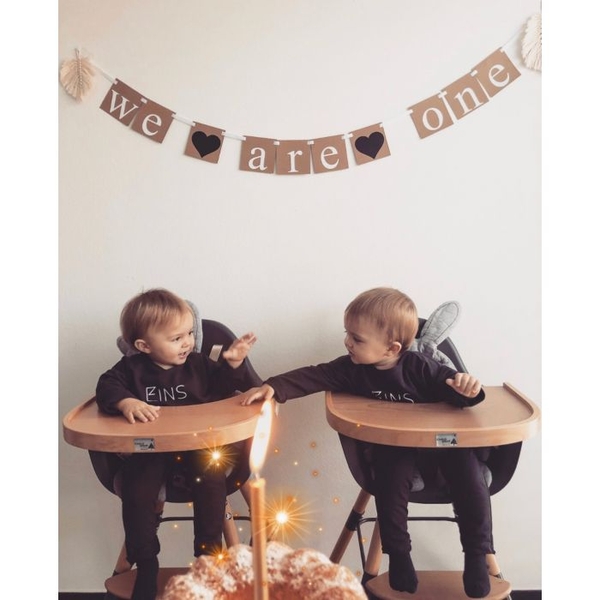 Уценка. Стул для кормления Childhome Evolu 2 с бампером антрацит (CHEVOCHNA) - Pampik - 19