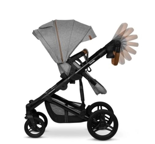 Універсальна коляска 3 в 1 Lionelo Mari Tour Grey Stone - Pampik - 14