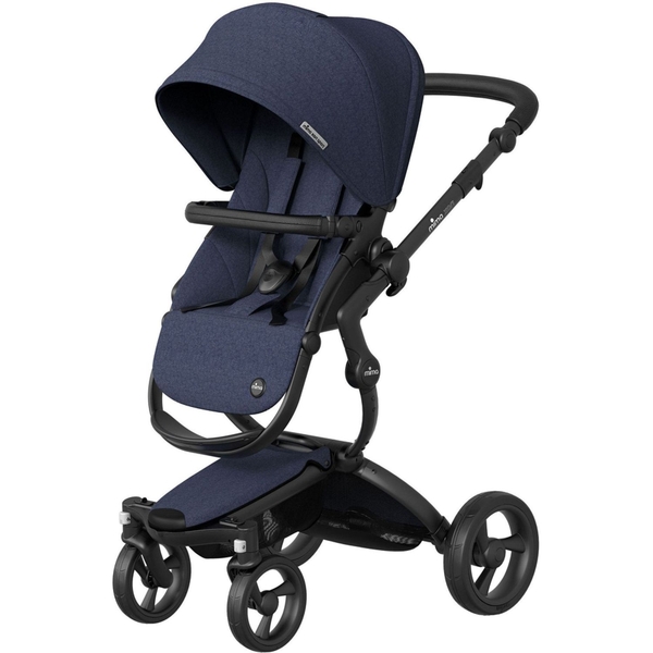 Прогулянкова коляска Mima Xari Sport Black/Denim, синя (71012) - Pampik