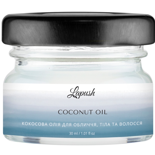 Натуральна нерафінована кокосова олія Lapush 30 мл (LP_OL_KO_30) - Pampik
