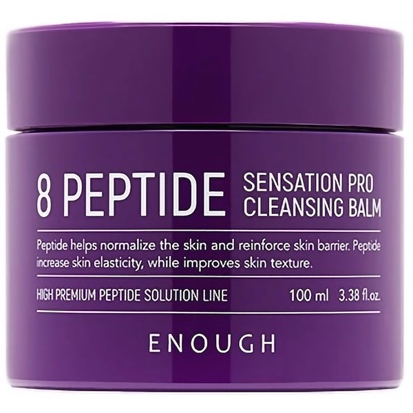 Гидрофильный бальзам Enough 8 Peptide Cleansing Balm с пептидами, 100 мл - Pampik
