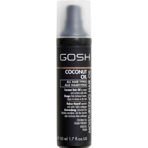Масло для волос Gosh Coconut Oil кокосовое, питательное, 50 мл - Pampik